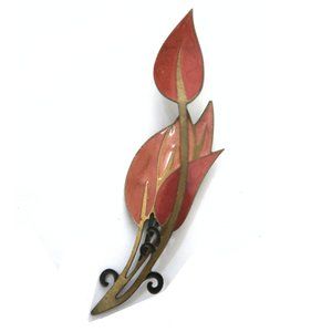 EDGAR BEREBI floral brooch Art Nouveau style